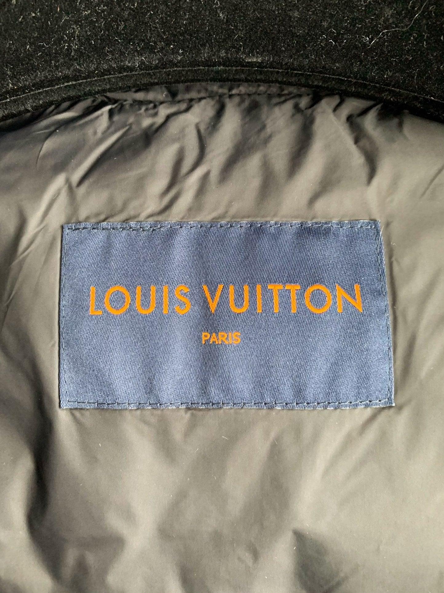 LV Monogram Black Puffer Jacket - tntwear1