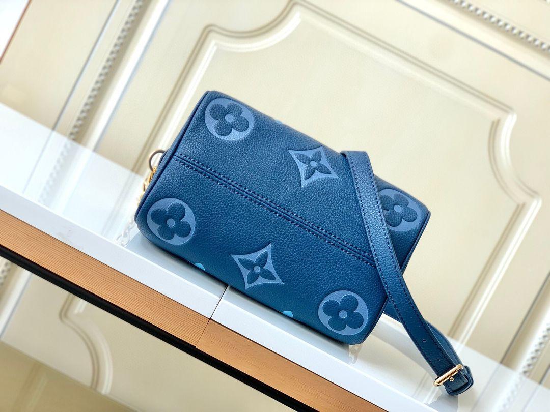 Louis Vuitton Nano Speedy bag "BLUE" - tntwear1