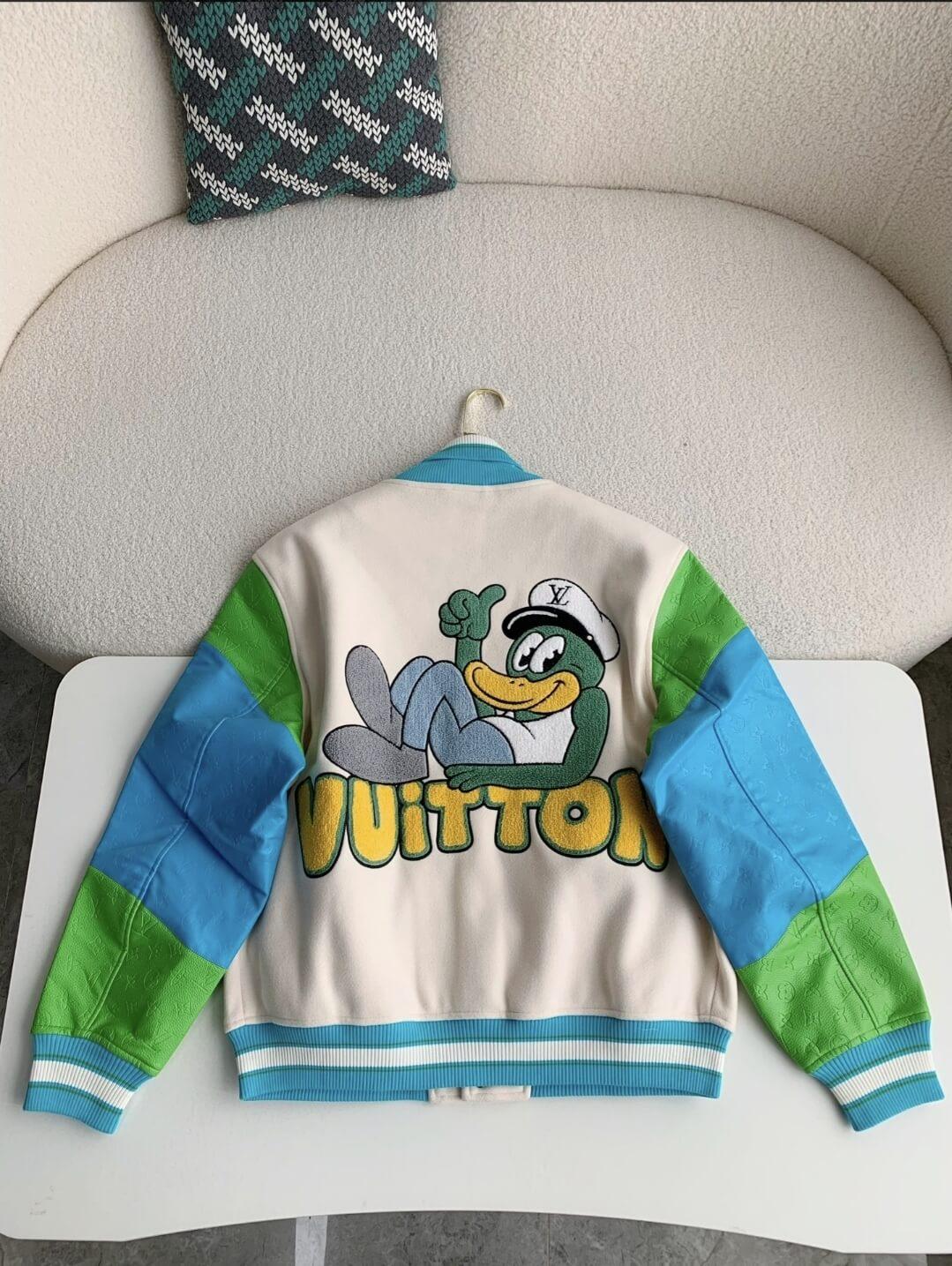 Louis Vuitton Rainbow Playground Varsity Jacket - tntwear1