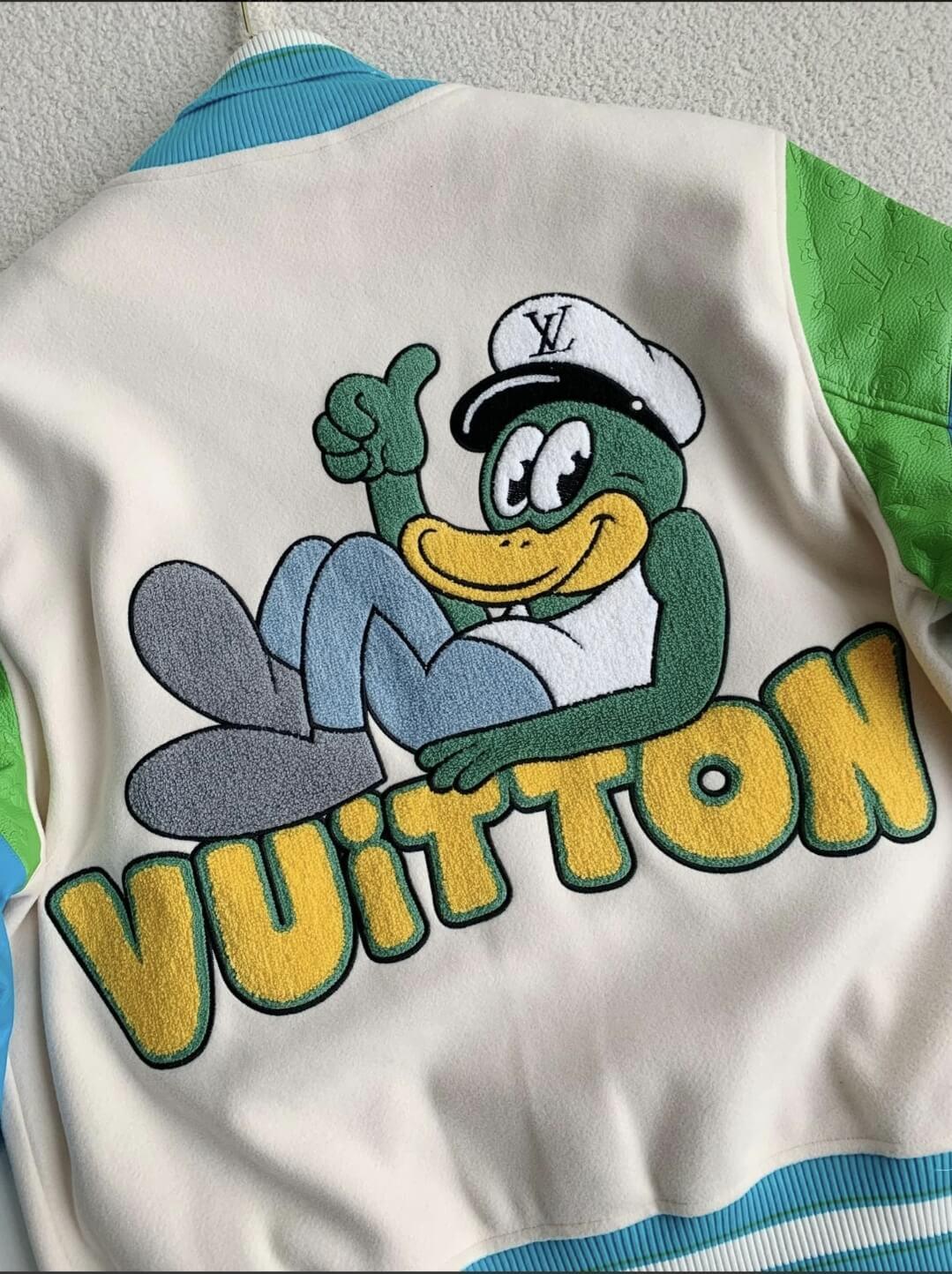 Louis Vuitton Rainbow Playground Varsity Jacket - tntwear1