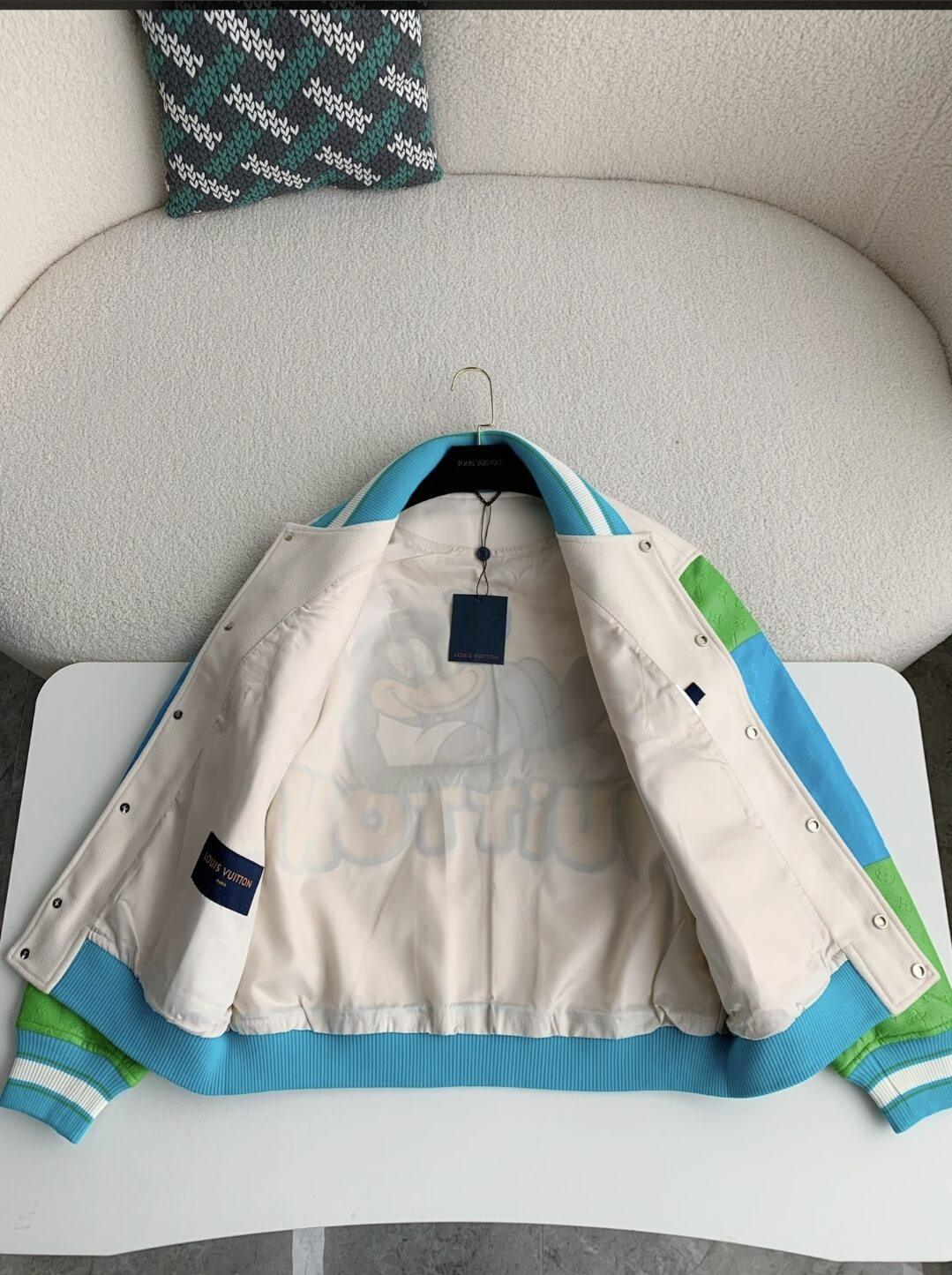 Louis Vuitton Rainbow Playground Varsity Jacket - tntwear1