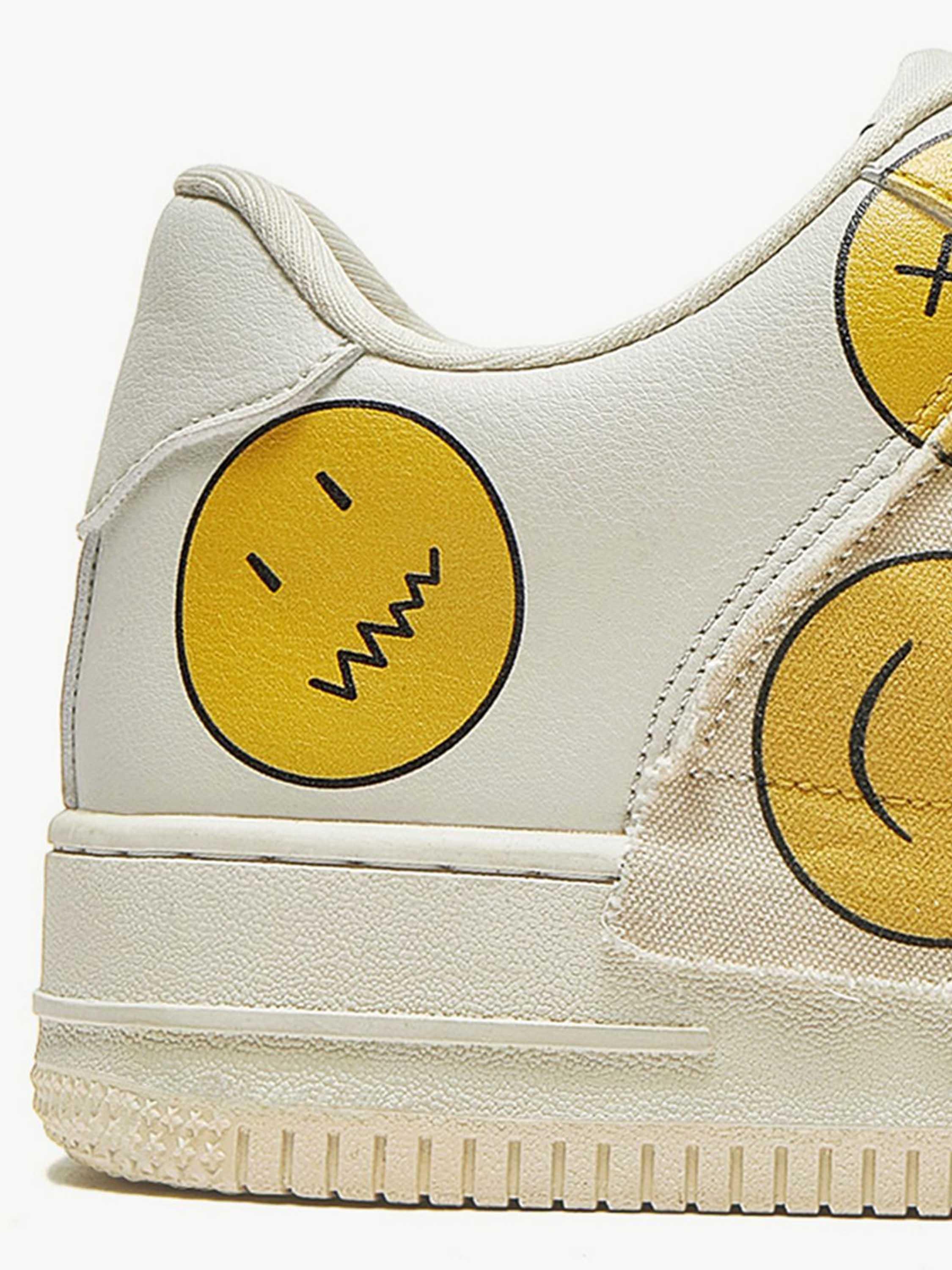 Tntwear® - American Fun Smiley Face Expression Board Shoes - tntwear1