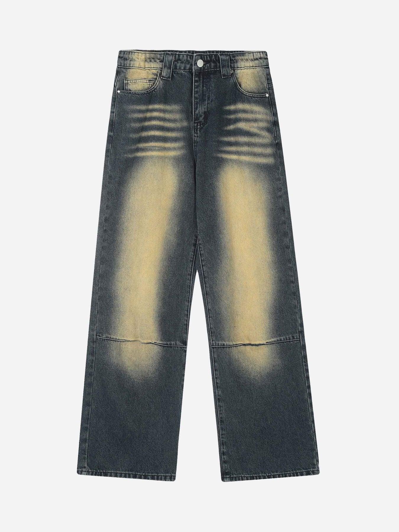 Tntwear® - American Gothic Letter Embroidered Jeans - 1936 - tntwear1