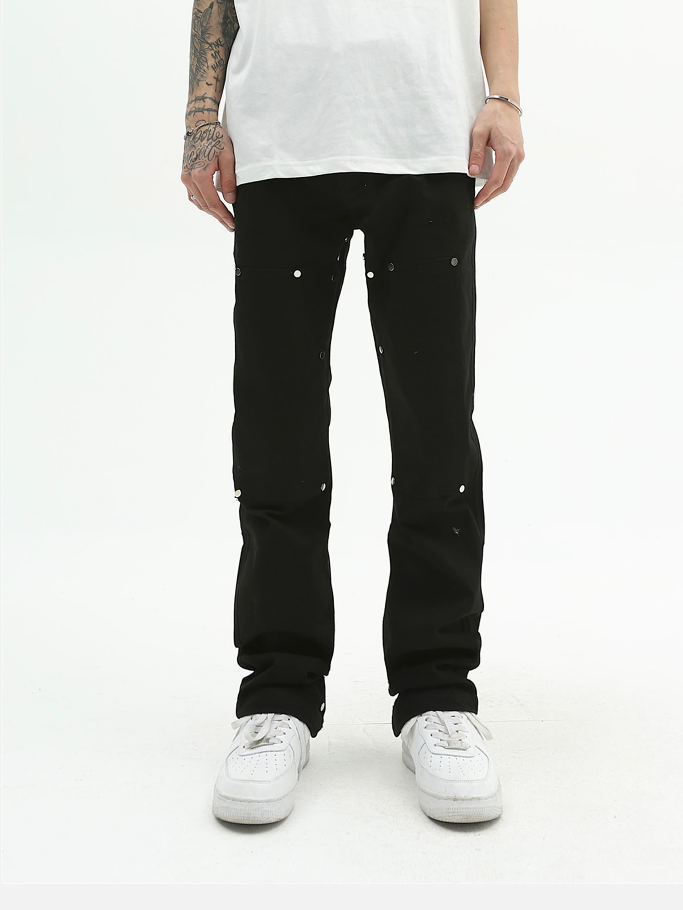 Tntwear® - American High Street Digital Embroidered Jeans - tntwear1