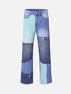 Tntwear® - American Patchwork Colorblock Jeans - tntwear1