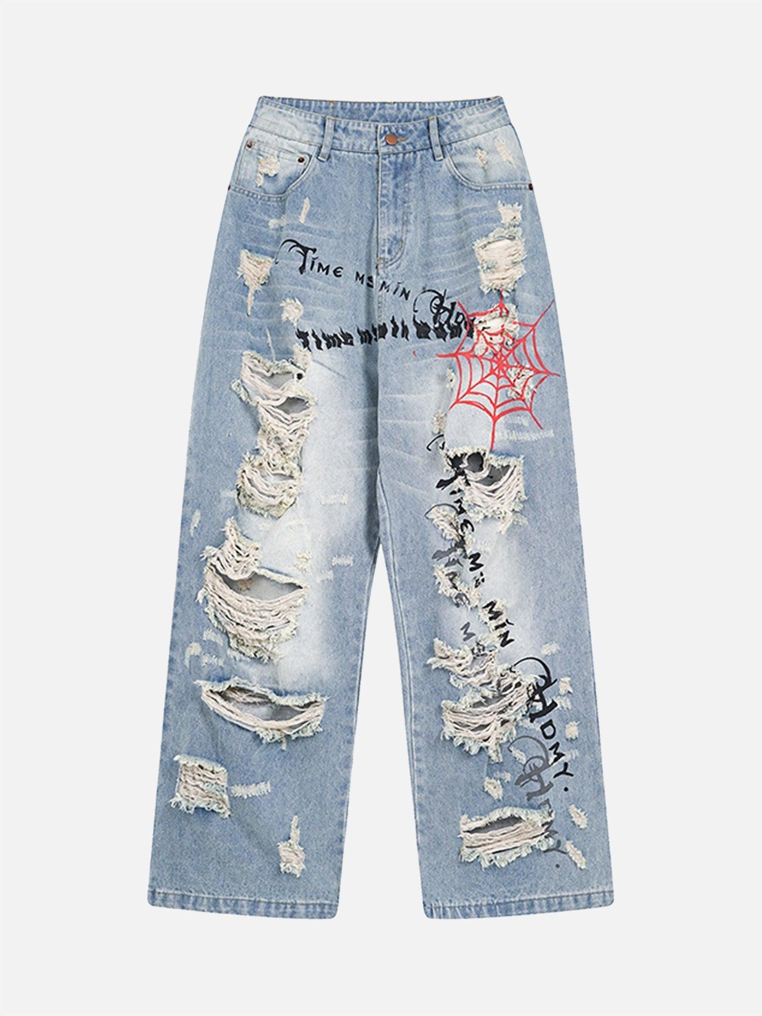 Tntwear® - Beautiful And Trendy Personalized Cut Hand-printed Jeans - tntwear1