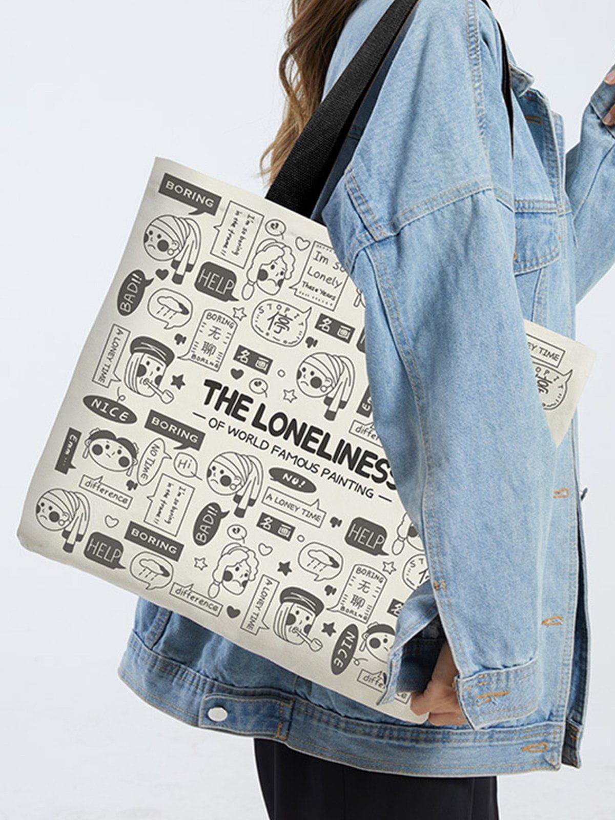 Tntwear® - Cartoon Newspaper Printing Bag - tntwear1