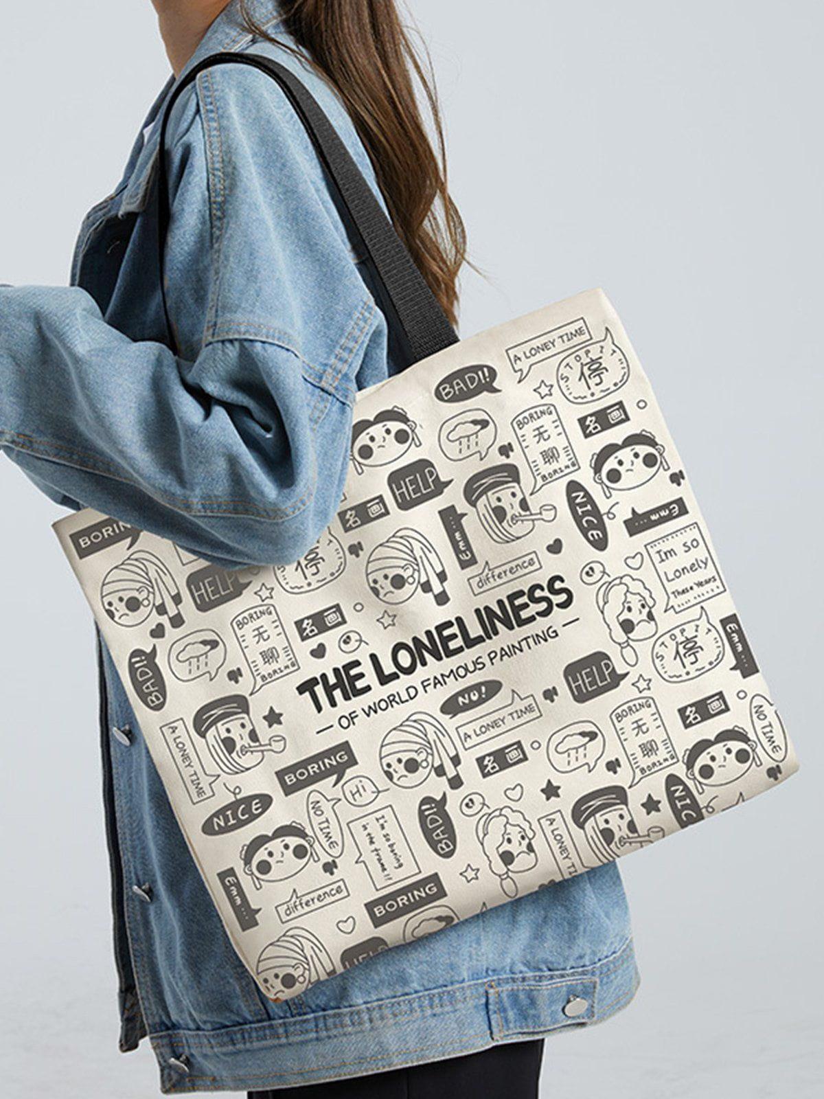 Tntwear® - Cartoon Newspaper Printing Bag - tntwear1