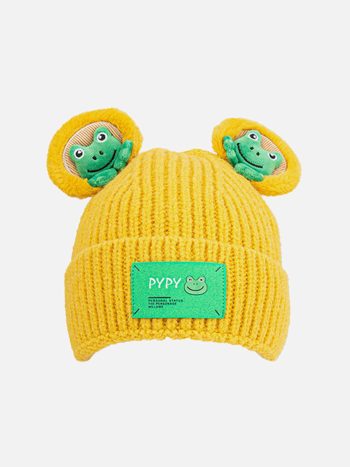 Tntwear® - Cute Cartoon 3D Frog Knitting Hat - tntwear1