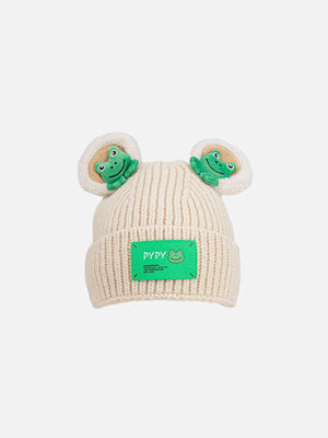 Tntwear® - Cute Cartoon 3D Frog Knitting Hat - tntwear1