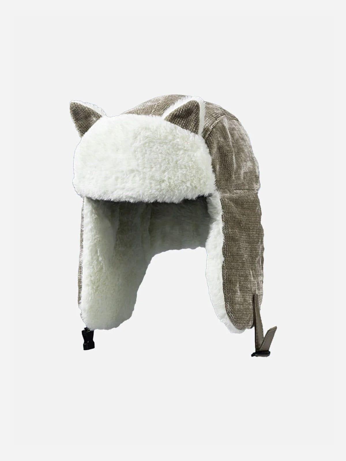 Tntwear® - Cute Cat Ears Plus Velvet Hat - tntwear1