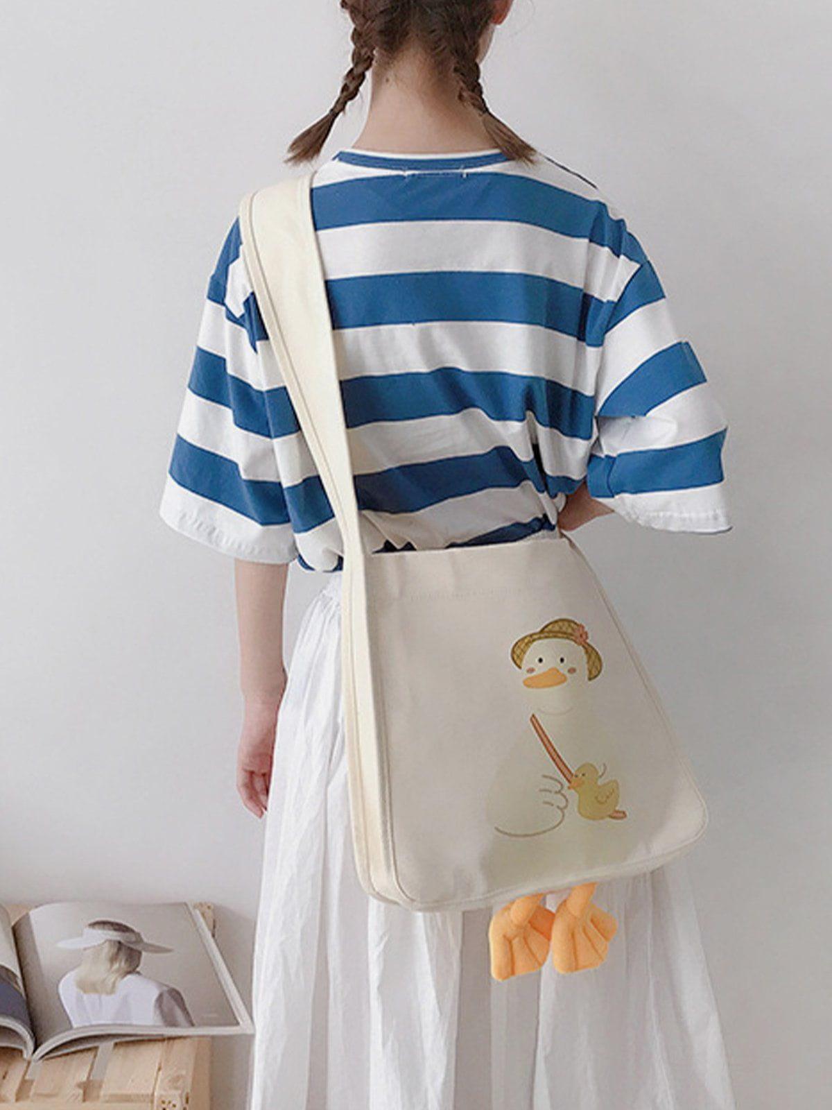 Tntwear® - Cute Duck Canvas Bag - tntwear1