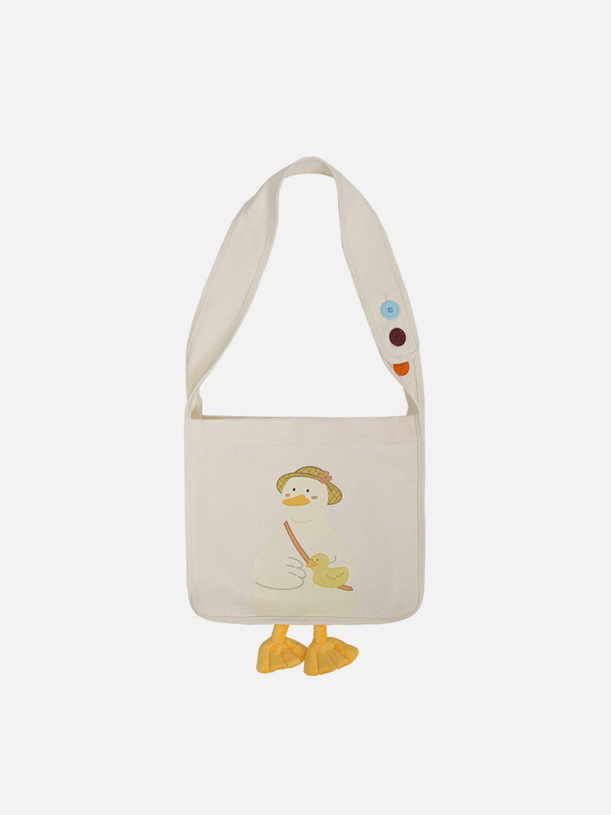 Tntwear® - Cute Duck Canvas Bag - tntwear1