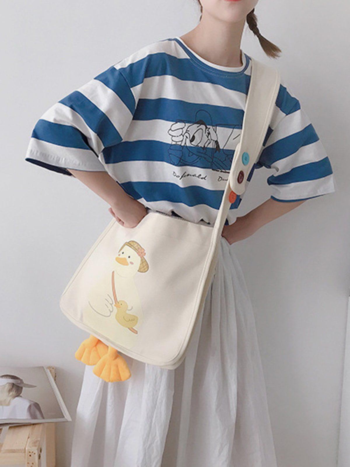 Tntwear® - Cute Duck Canvas Bag - tntwear1