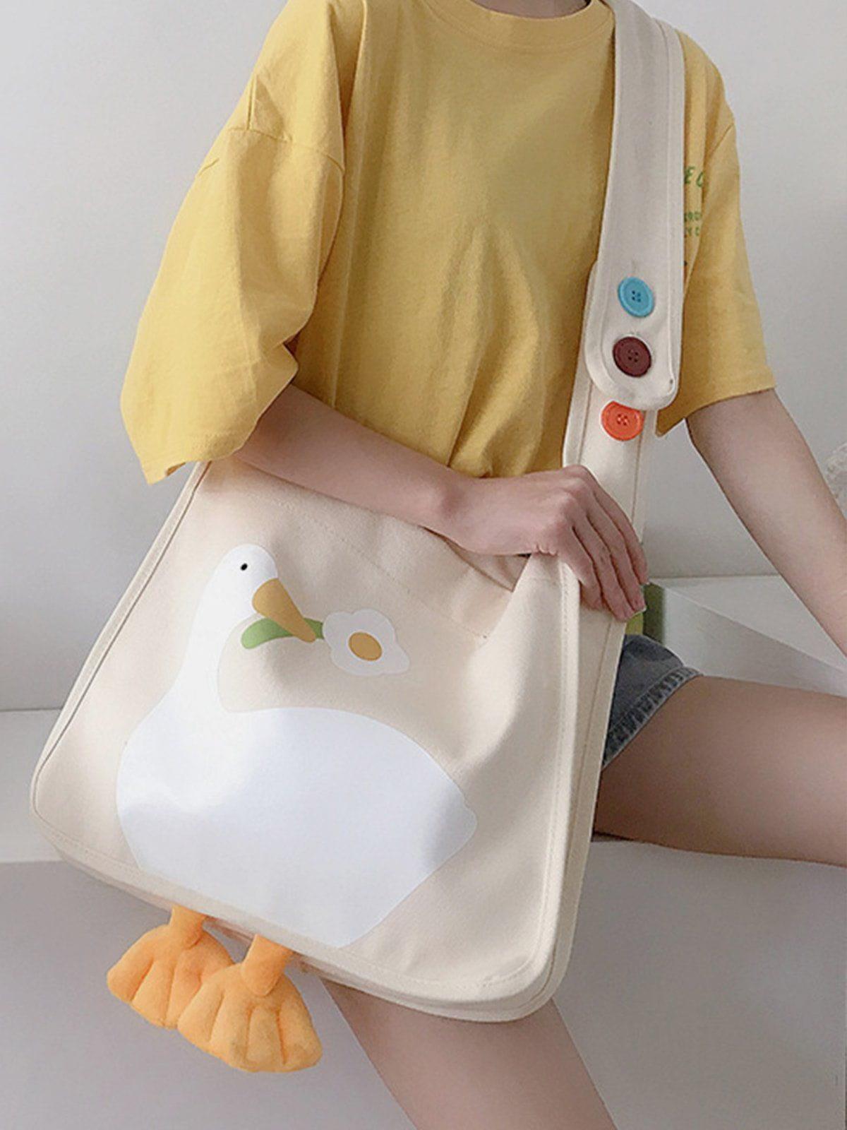 Tntwear® - Cute Duck Canvas Bag - tntwear1