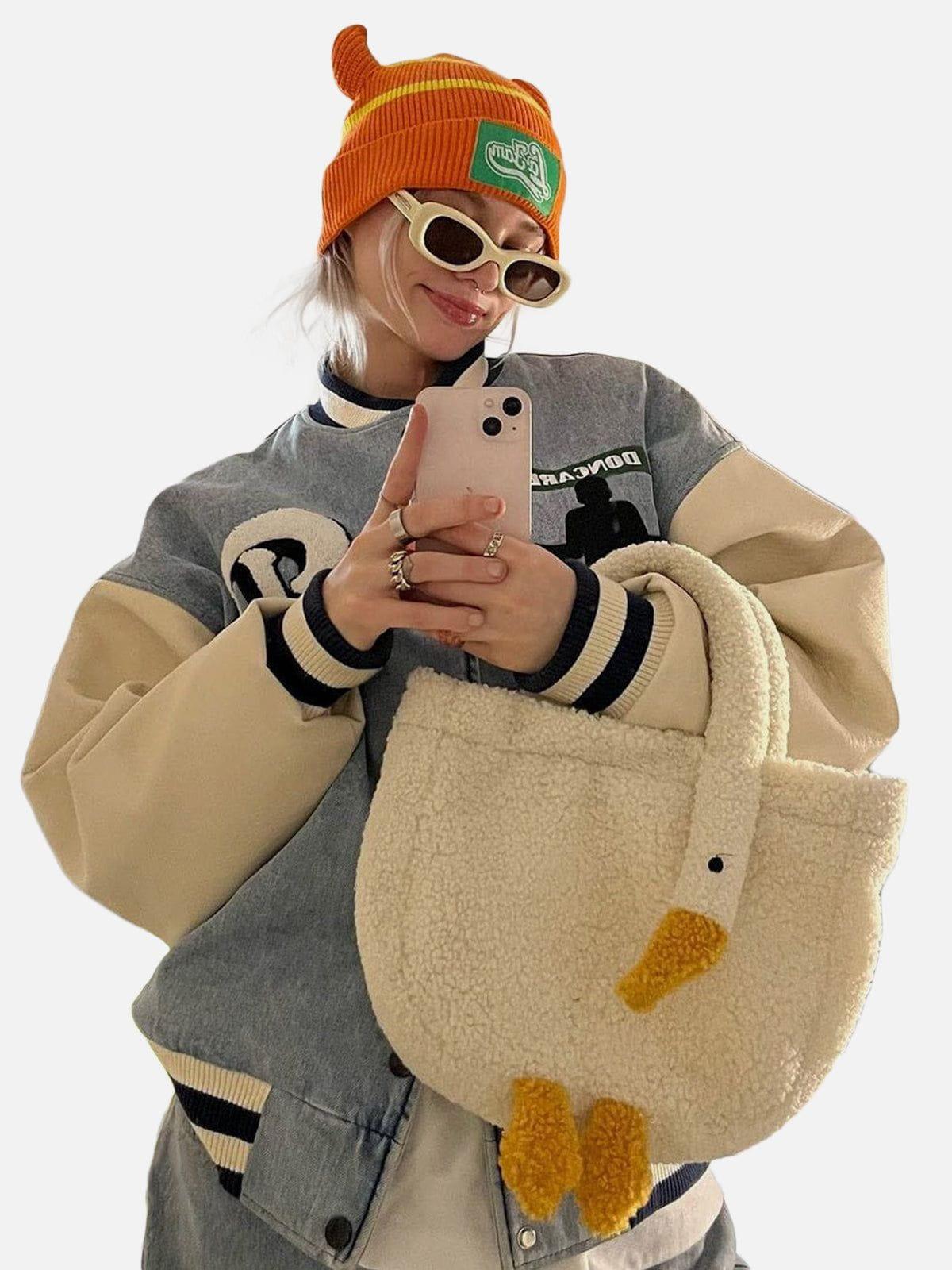 Tntwear® - Cute Goose Sherpa Bag - tntwear1