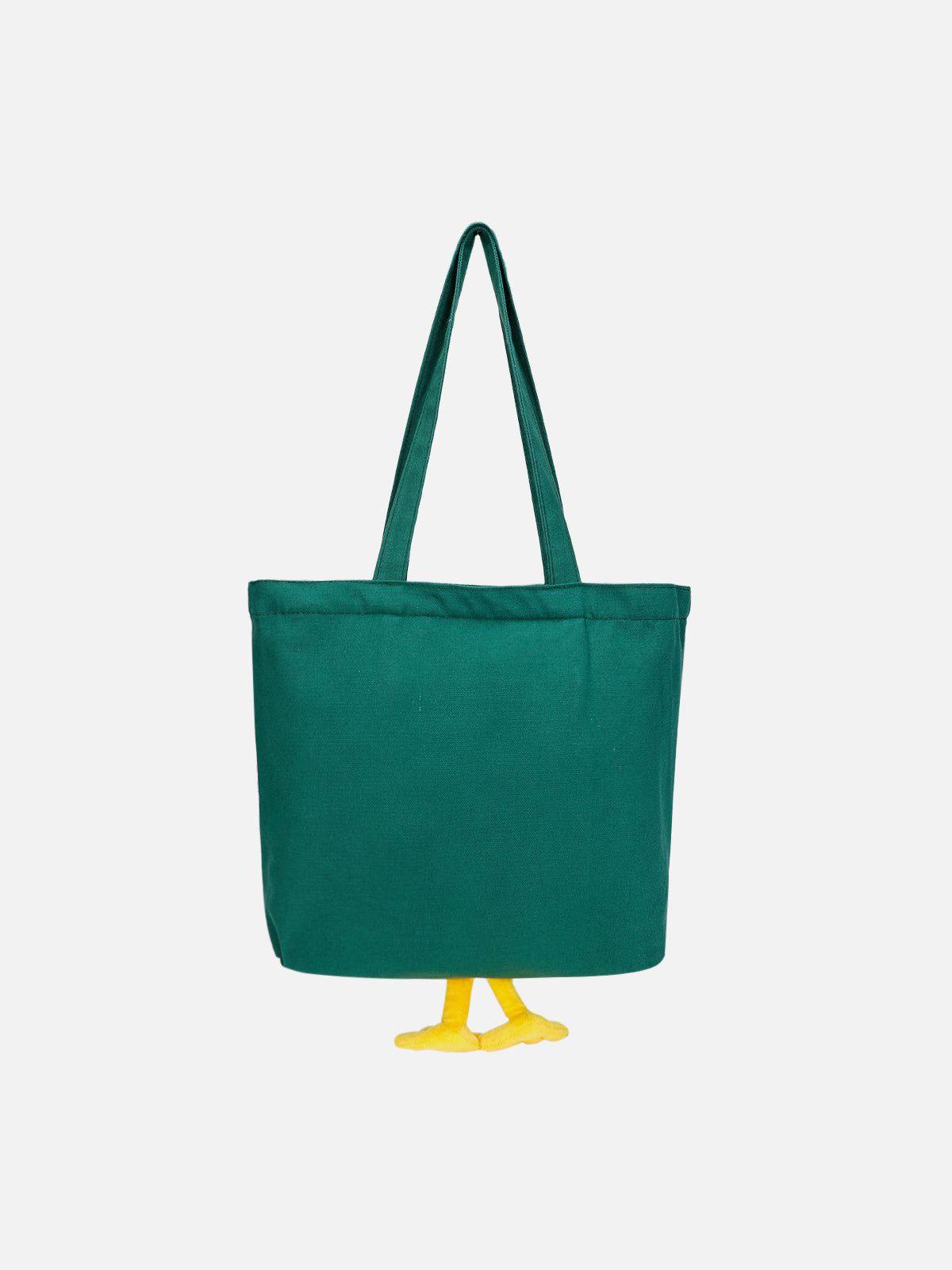 Tntwear® - Duck Flower Canvas Bag - tntwear1