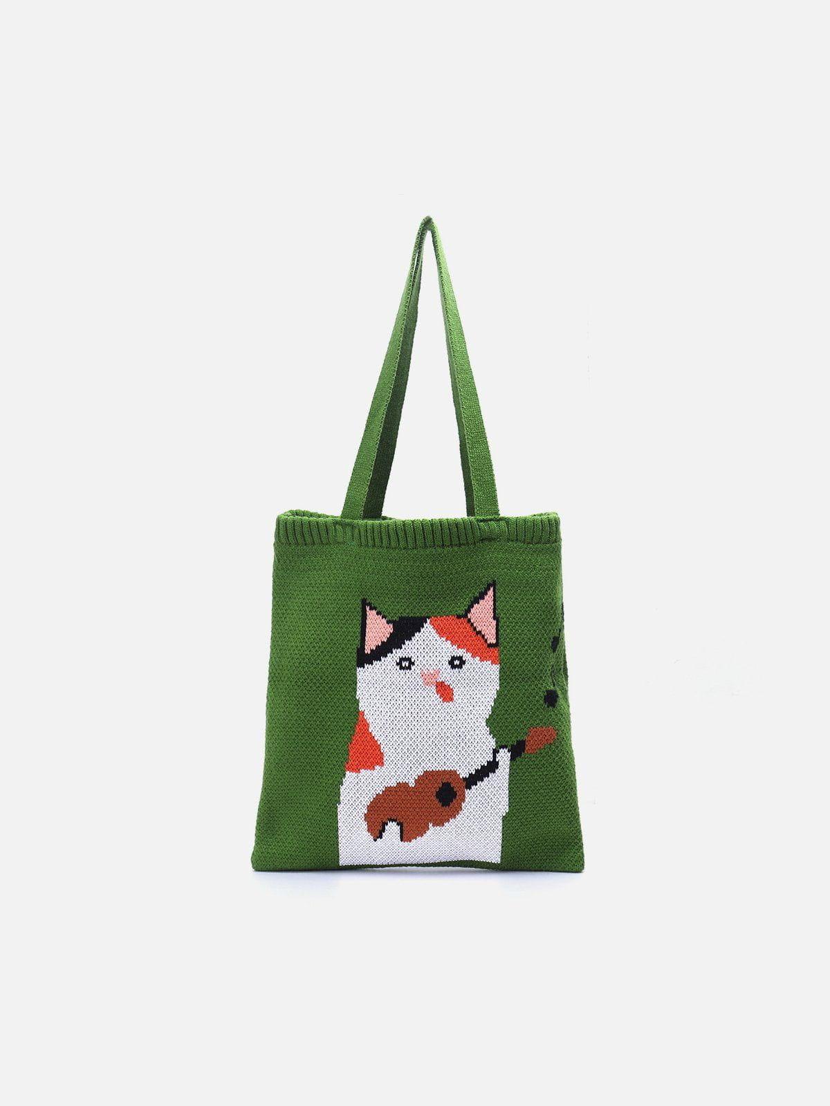 Tntwear® - Duck Print Knitting Handbag - tntwear1