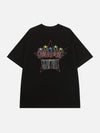 Tntwear® - Embroidery Colorful Star Tassel Tee - tntwear1