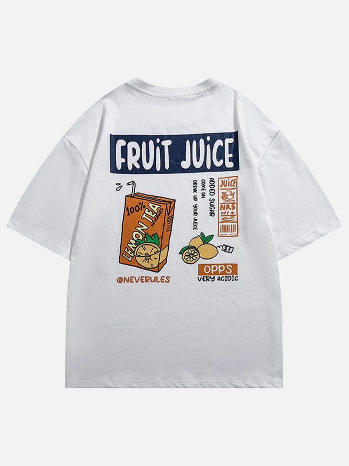 Tntwear® - “FRUIT JUICE" Graphic Tee - tntwear1