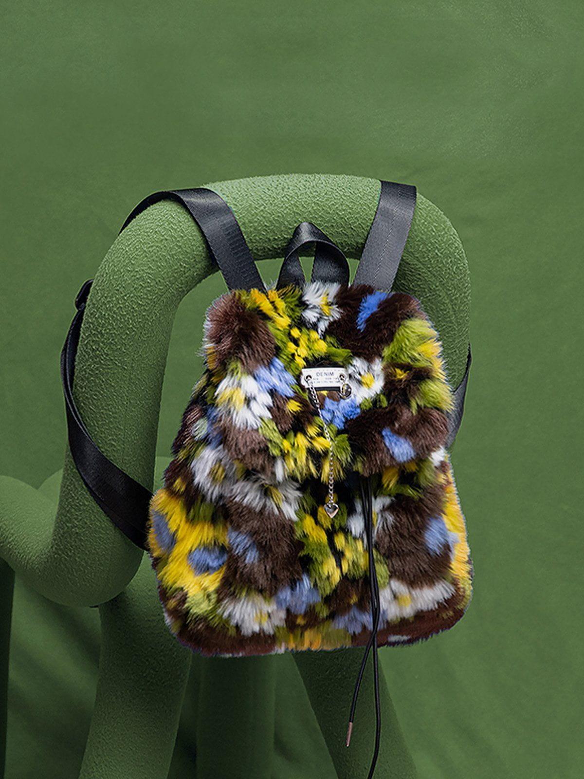 Tntwear® - Fleece Flower Backpack - tntwear1