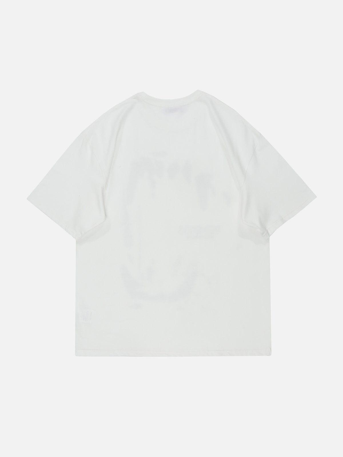 Tntwear® - Gothic Demon Teeth Print Tee - tntwear1