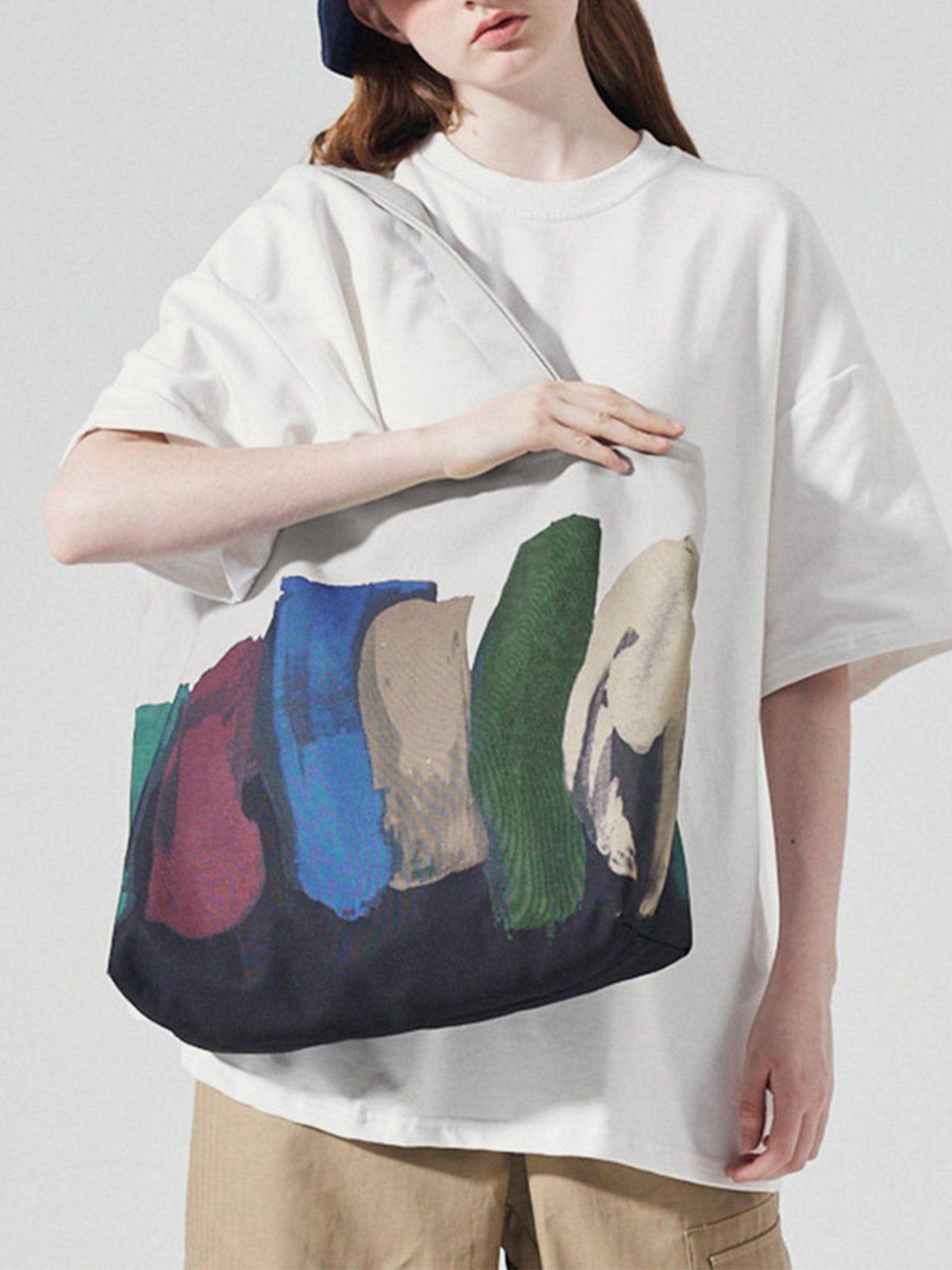 Tntwear® - Graffiti Canvas Shoulder Bag Bag - tntwear1