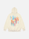 Tntwear® - Graffiti Star Print Hooded Sweatshirt - tntwear1