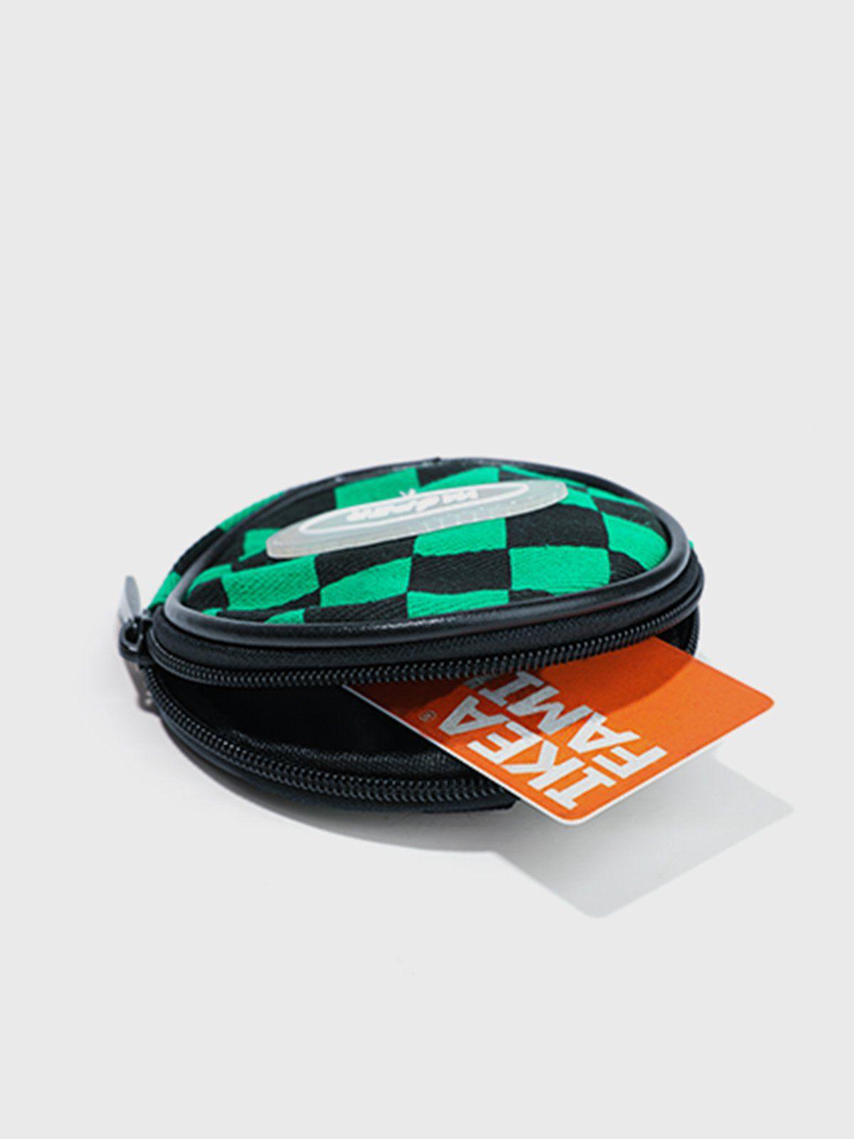 Tntwear® - Grid Pattern Headphone Bag - tntwear1