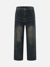 Tntwear® - High Street American Tie Dye Star Bead Jeans - tntwear1