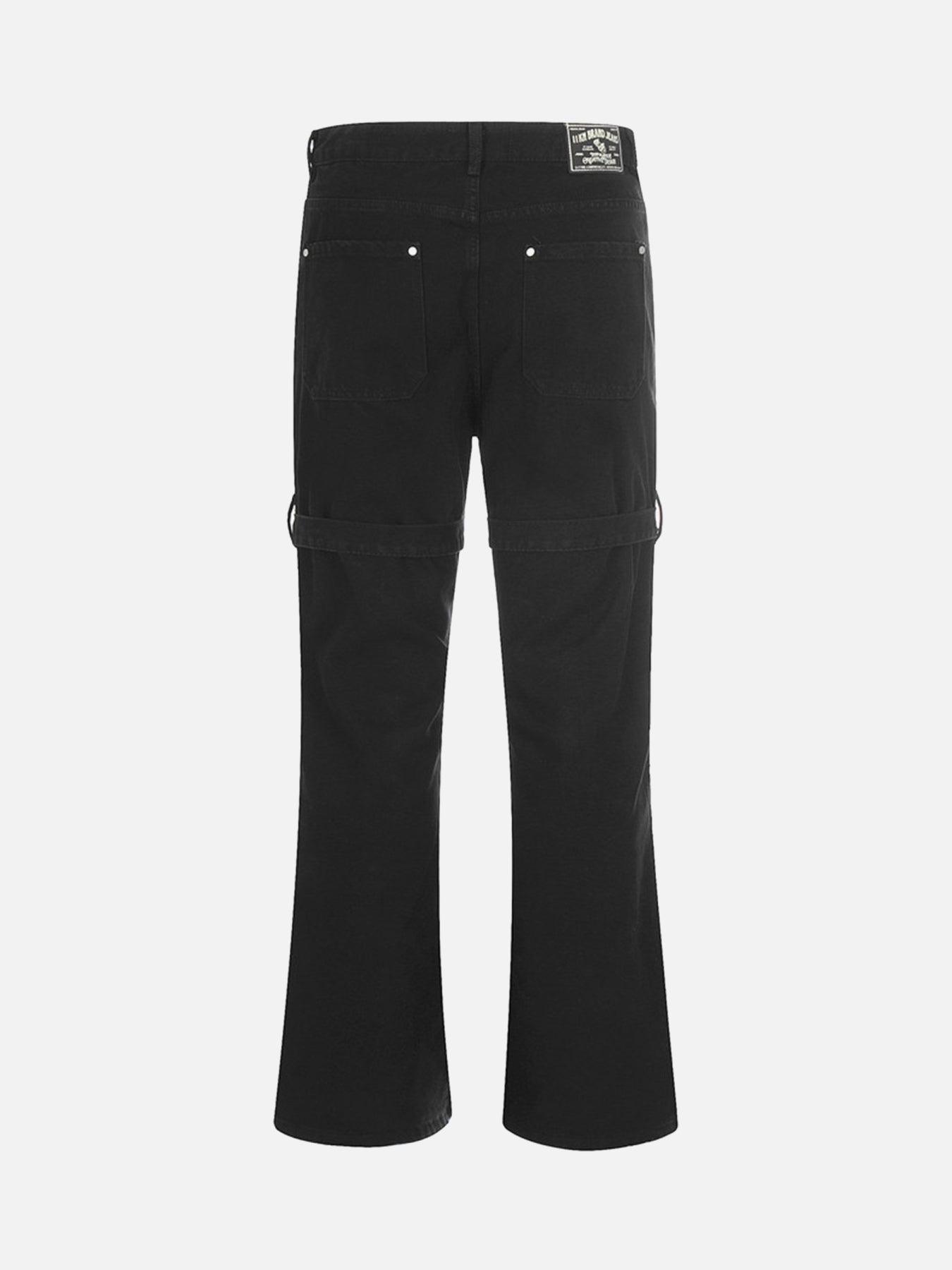 Tntwear® - High Street Strappy Design Micro Jeans - 1650 - tntwear1