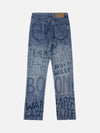 Tntwear® - Hip-hop Graffiti Alphabet Jeans - 1743 - tntwear1