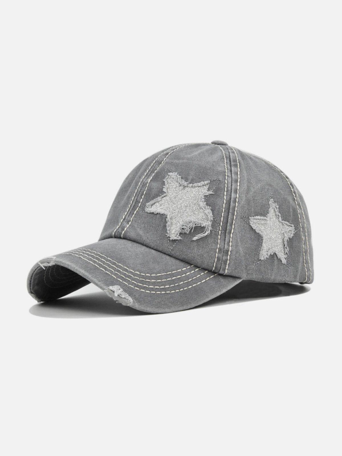 Tntwear® - Hole Star Washed Hat - tntwear1