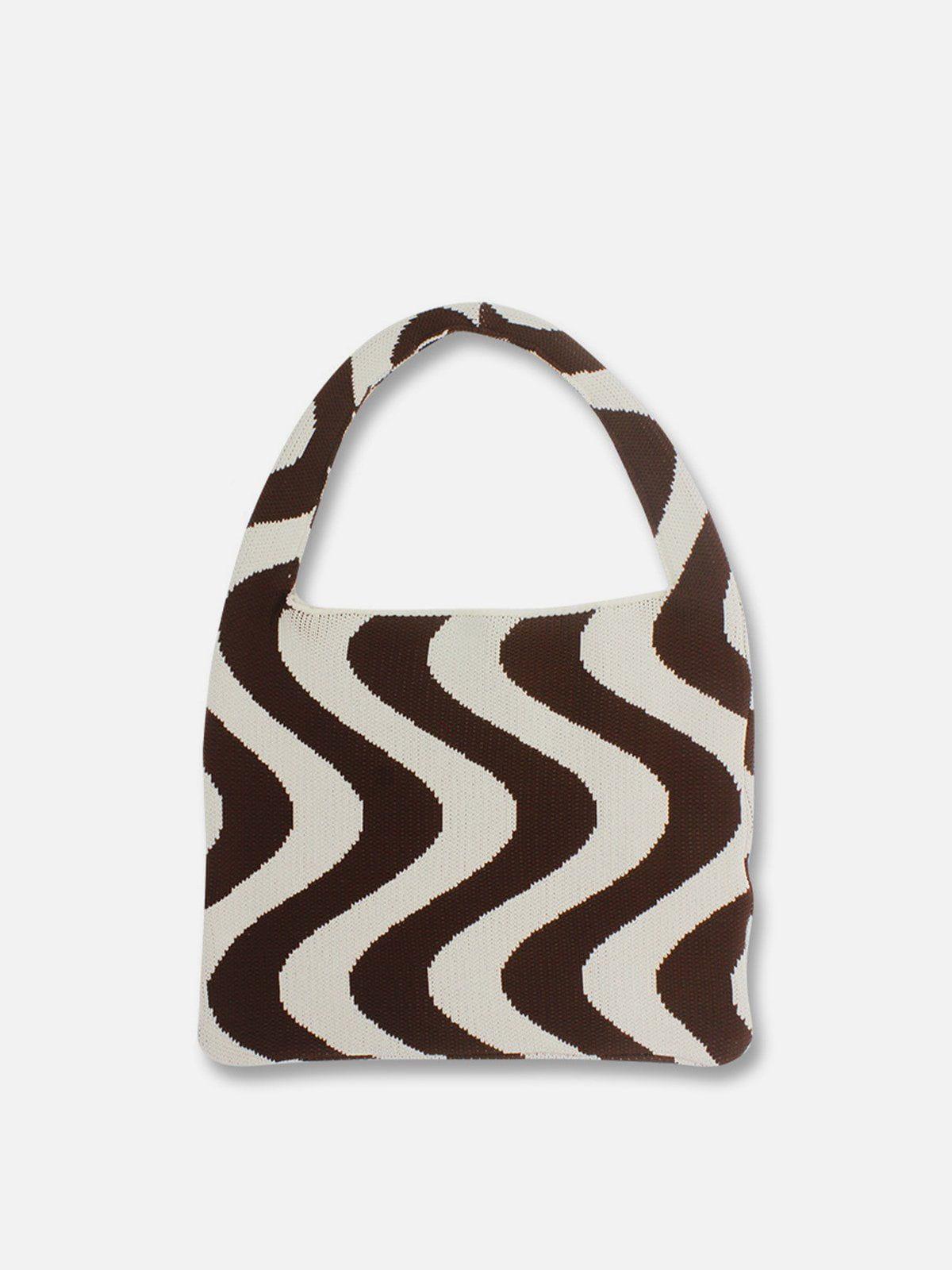 Tntwear® - Knitting Stripe Bag - tntwear1