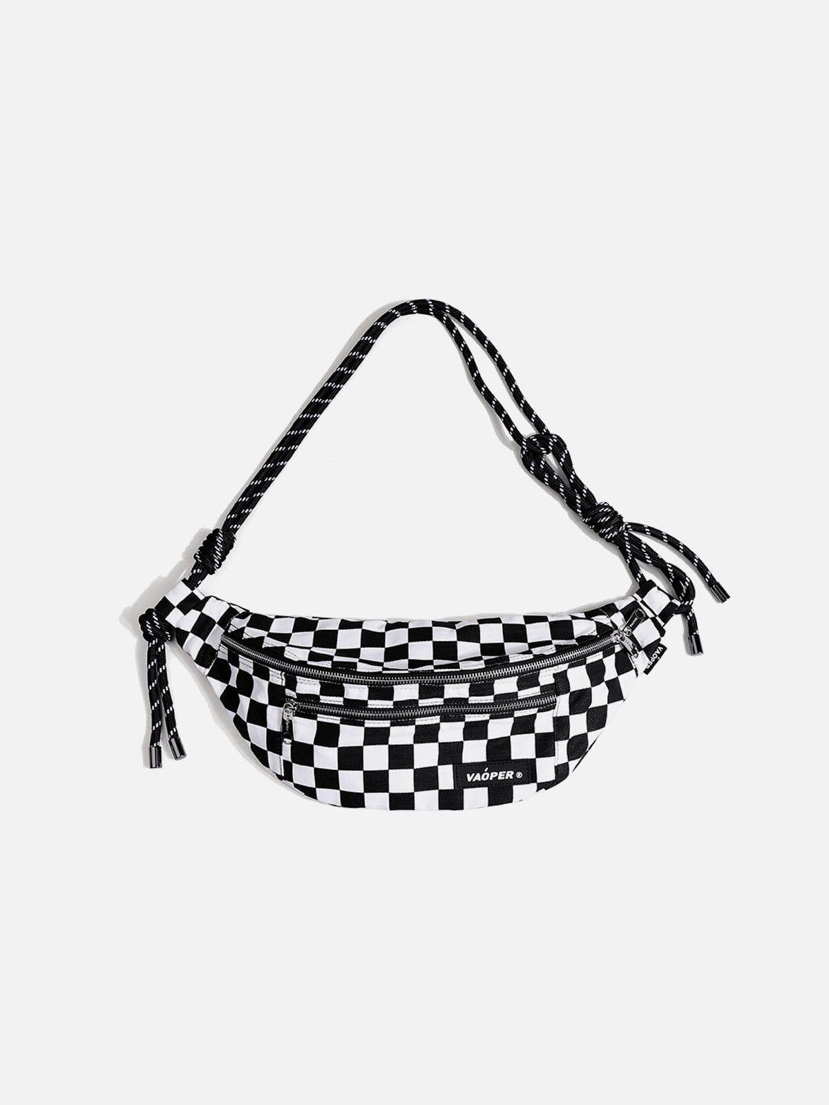 Tntwear® - Labeled Lattice Straps Bag - tntwear1