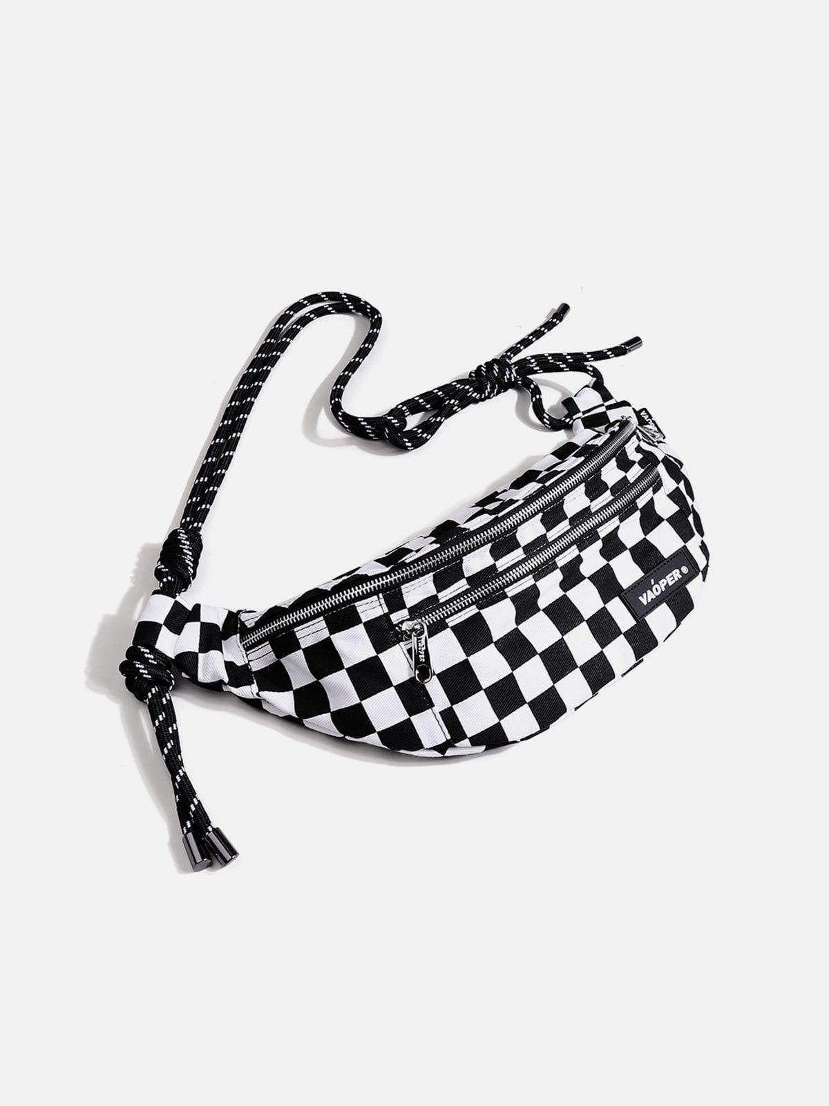 Tntwear® - Labeled Lattice Straps Bag - tntwear1