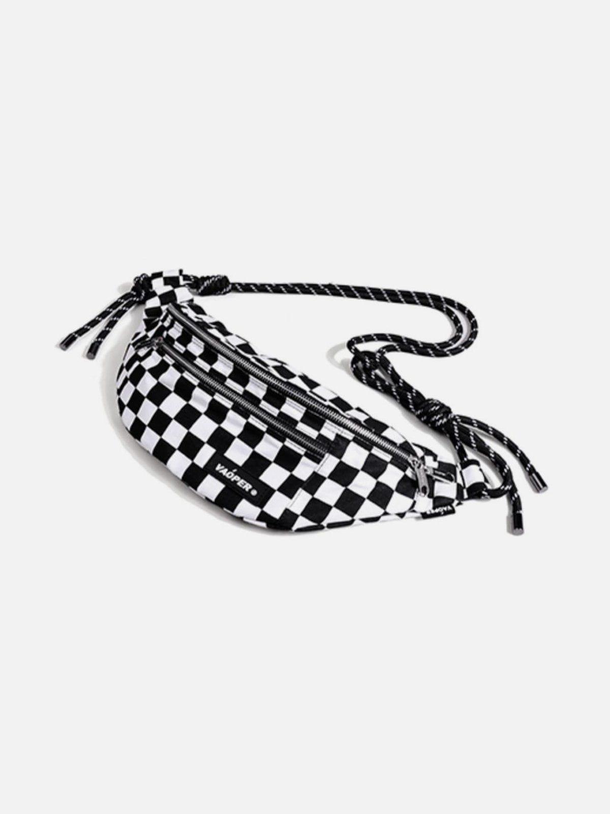 Tntwear® - Labeled Lattice Straps Bag - tntwear1