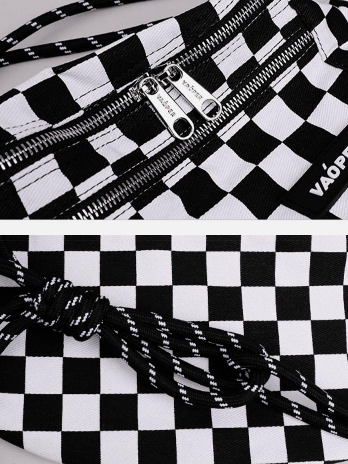 Tntwear® - Labeled Lattice Straps Bag - tntwear1