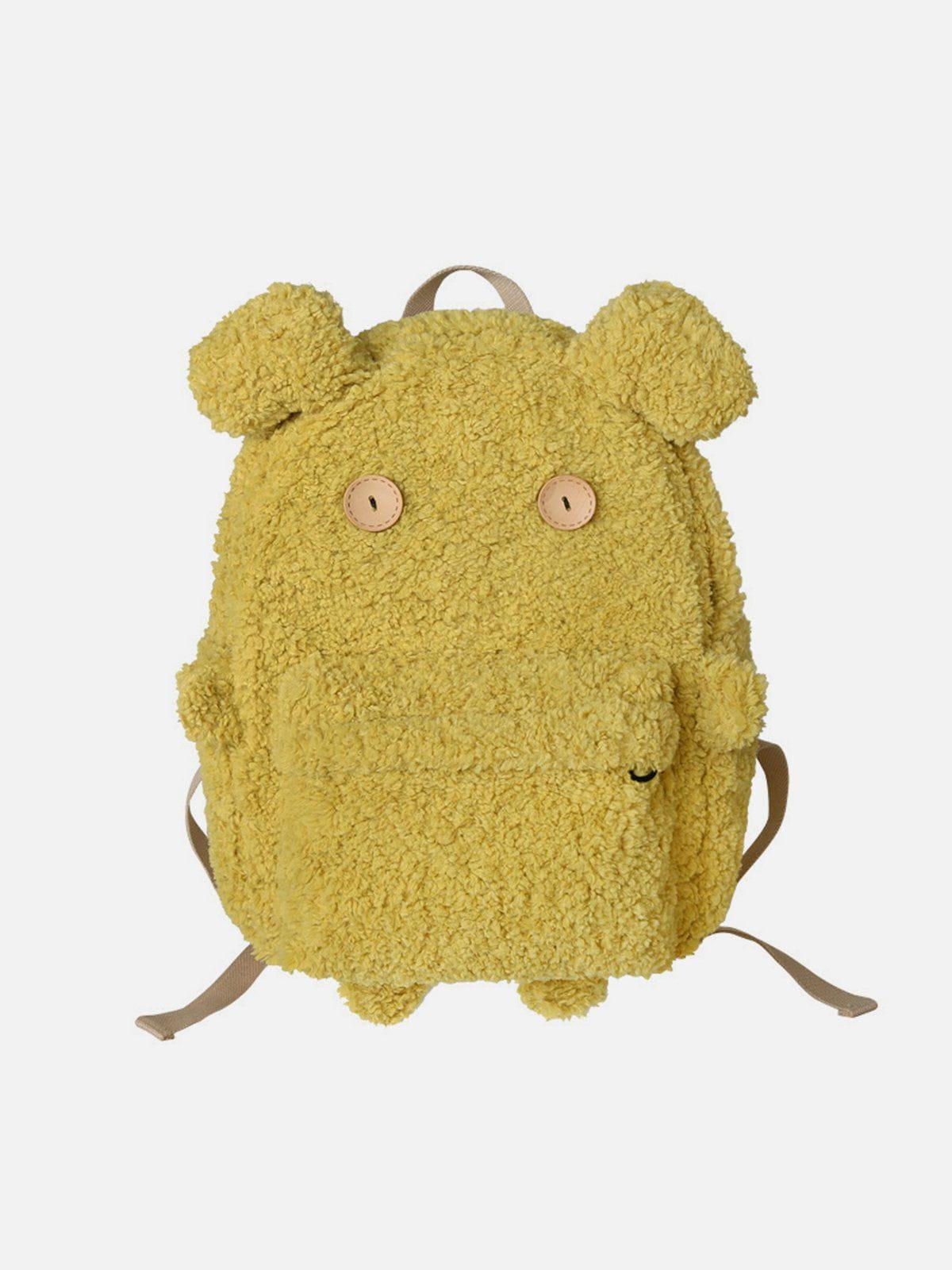 Tntwear® - Lamb Plush Raccoon Bag - tntwear1