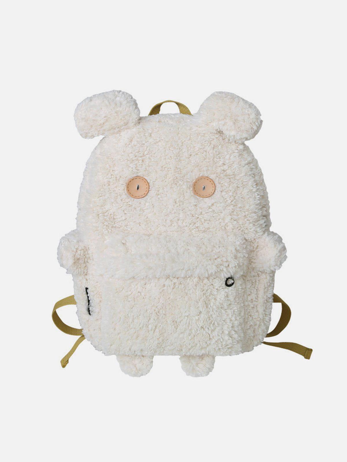 Tntwear® - Lamb Plush Raccoon Bag - tntwear1