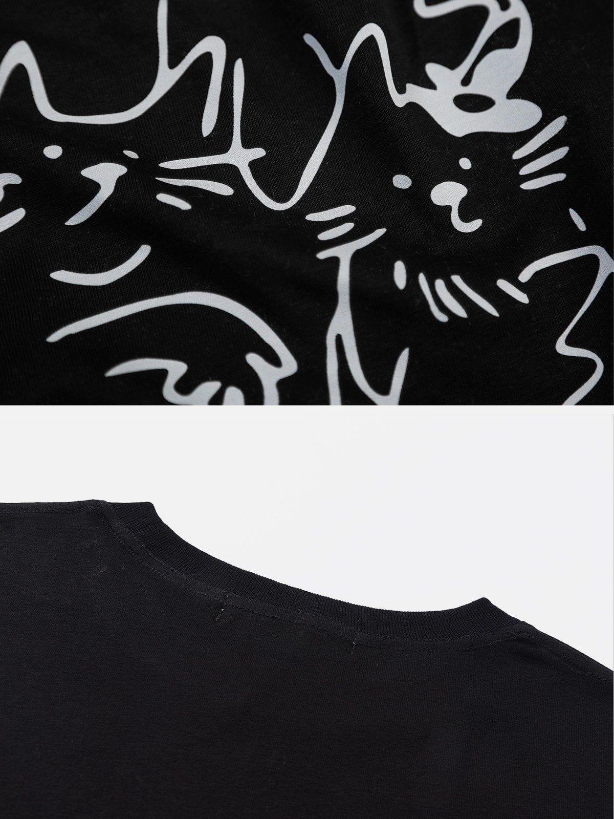 Tntwear® - Line Print Tee - tntwear1