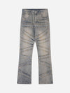 Tntwear® - Loose Wide Leg Cat Whisker Jeans - 1809 - tntwear1