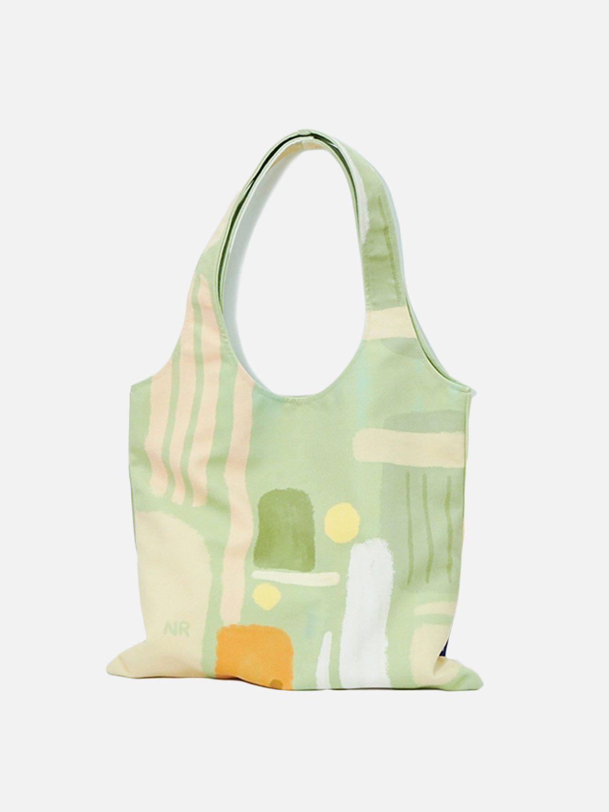 Tntwear® - Oil Print Canvas Bag - tntwear1