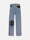 Tntwear® - Patch Letter Jeans - tntwear1