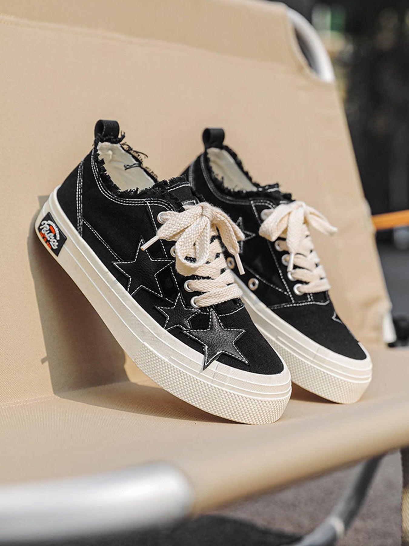 Tntwear® - Retro Star Canvas Shoes - tntwear1