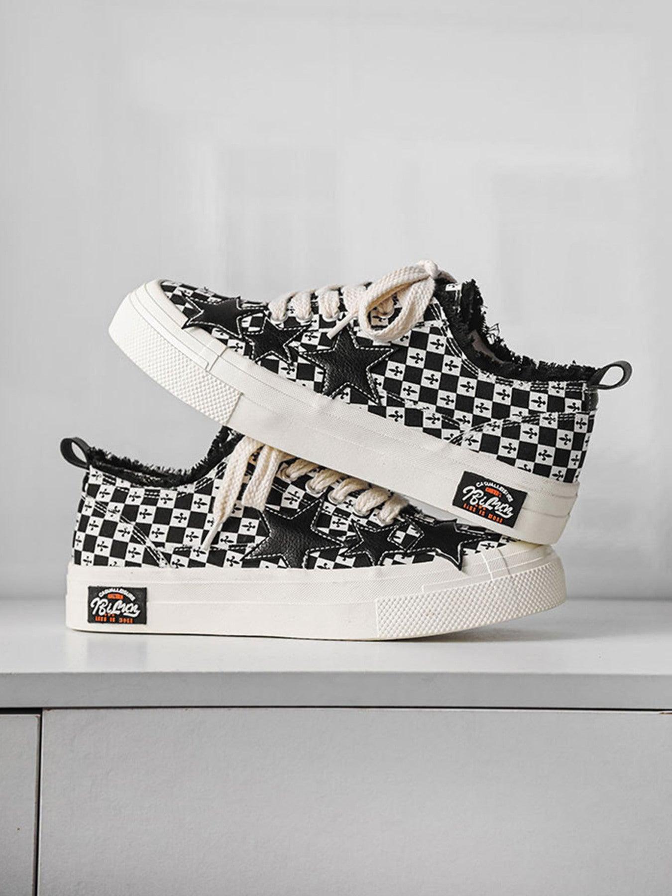 Tntwear® - Retro Star Canvas Shoes - tntwear1