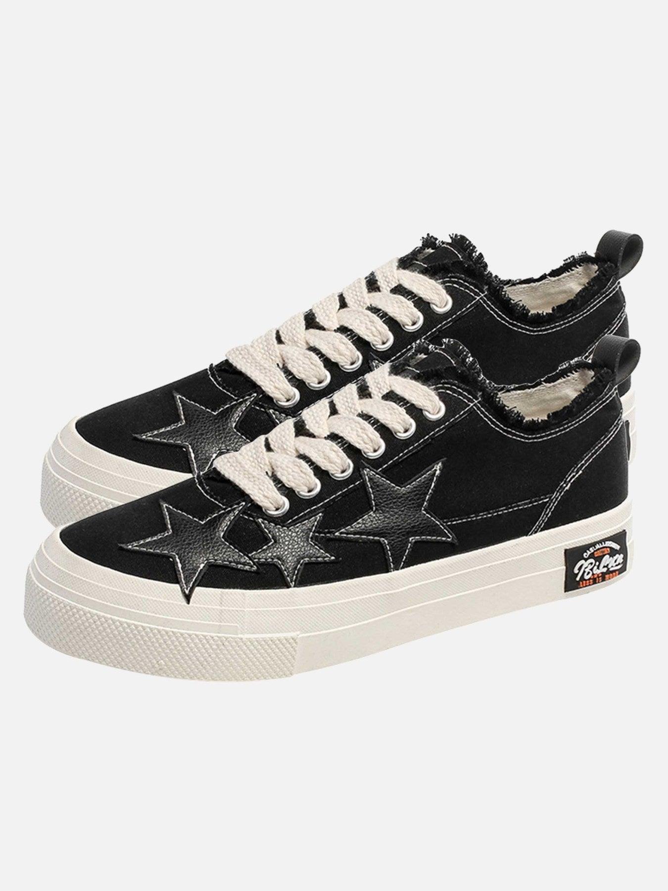 Tntwear® - Retro Star Canvas Shoes - tntwear1