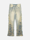 Tntwear® - Ripped Double Straight Jeans - tntwear1