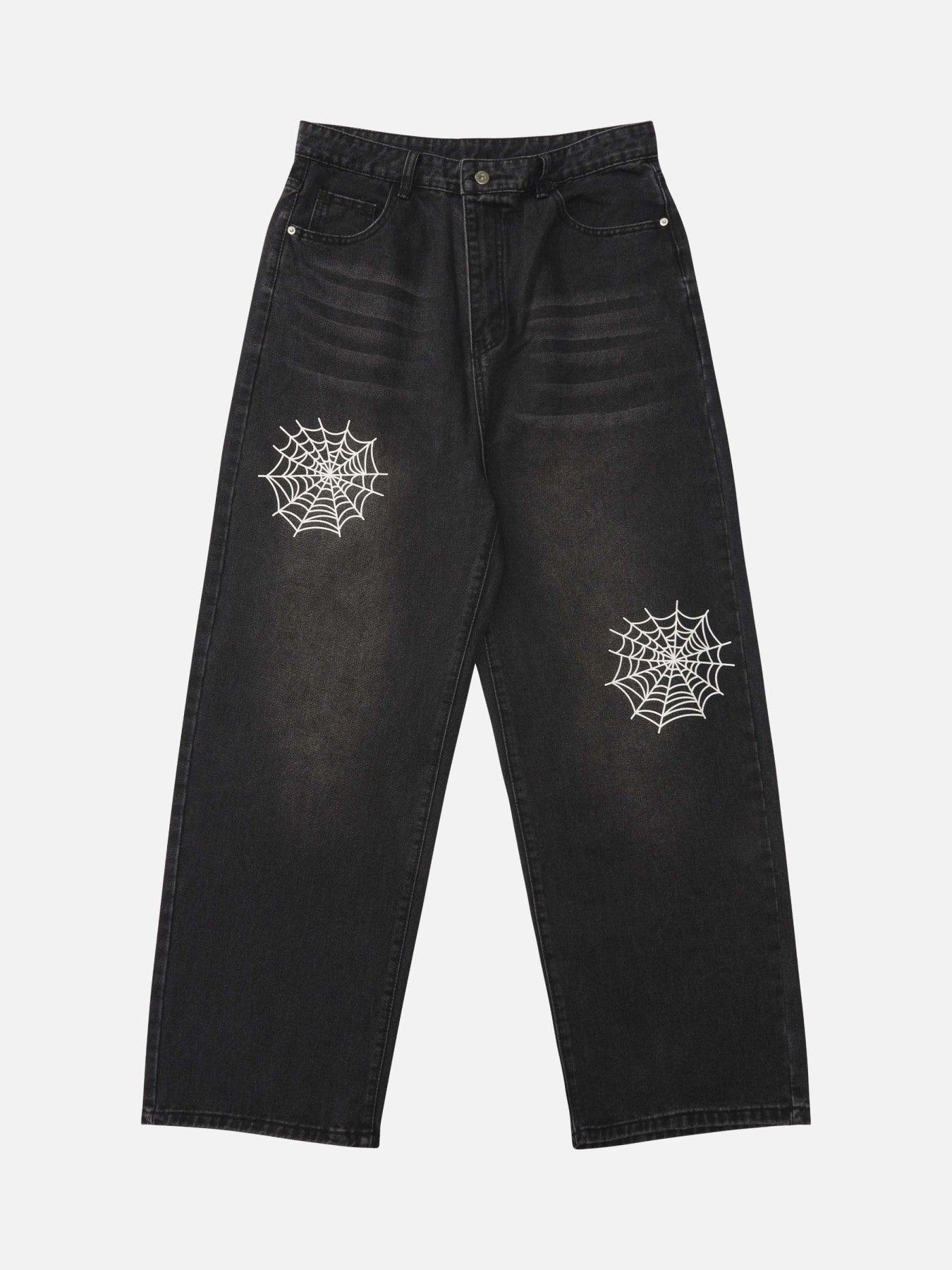 Tntwear® - Spider Printed Jeans - 1751 - tntwear1