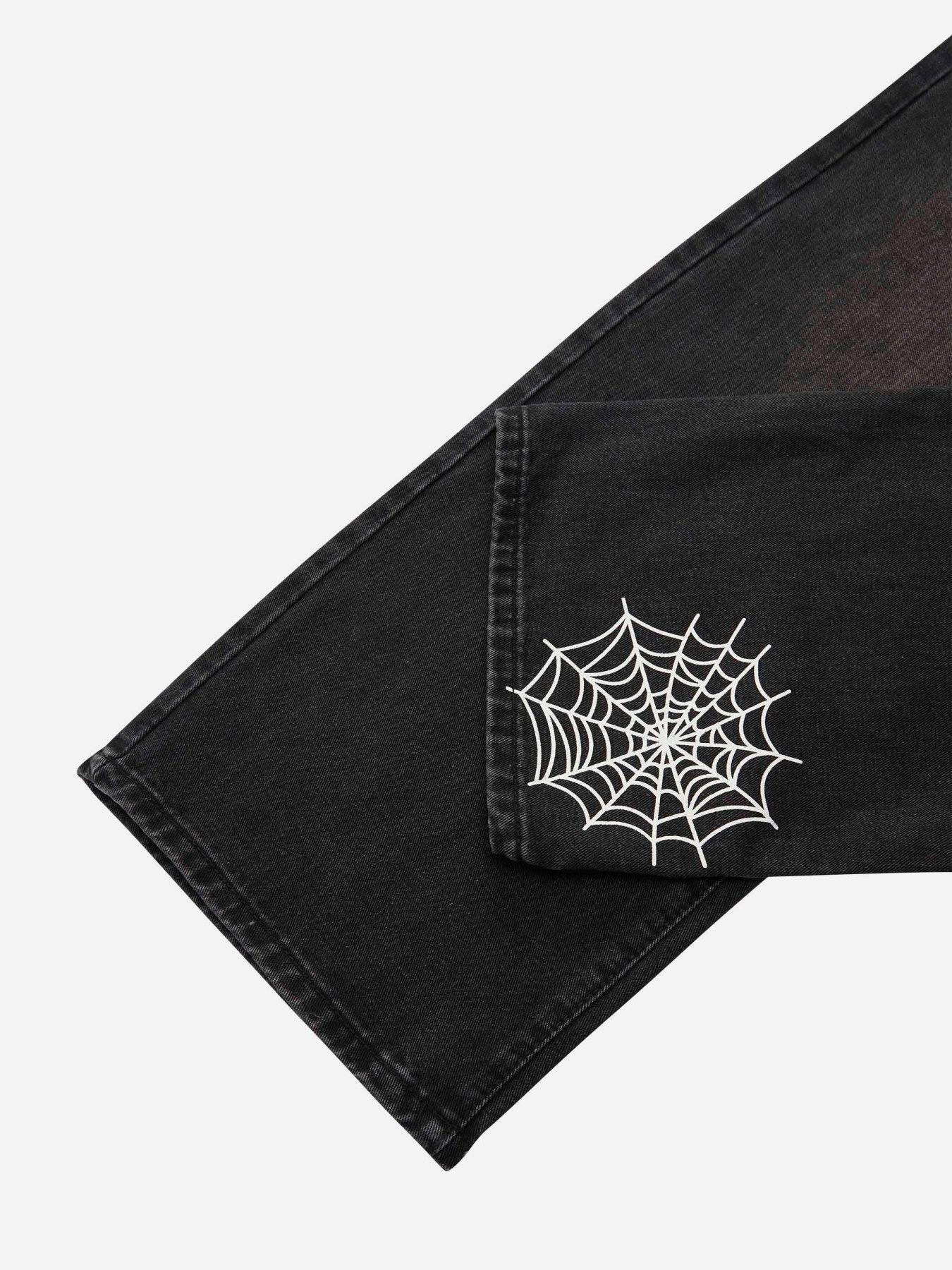 Tntwear® - Spider Printed Jeans - 1751 - tntwear1